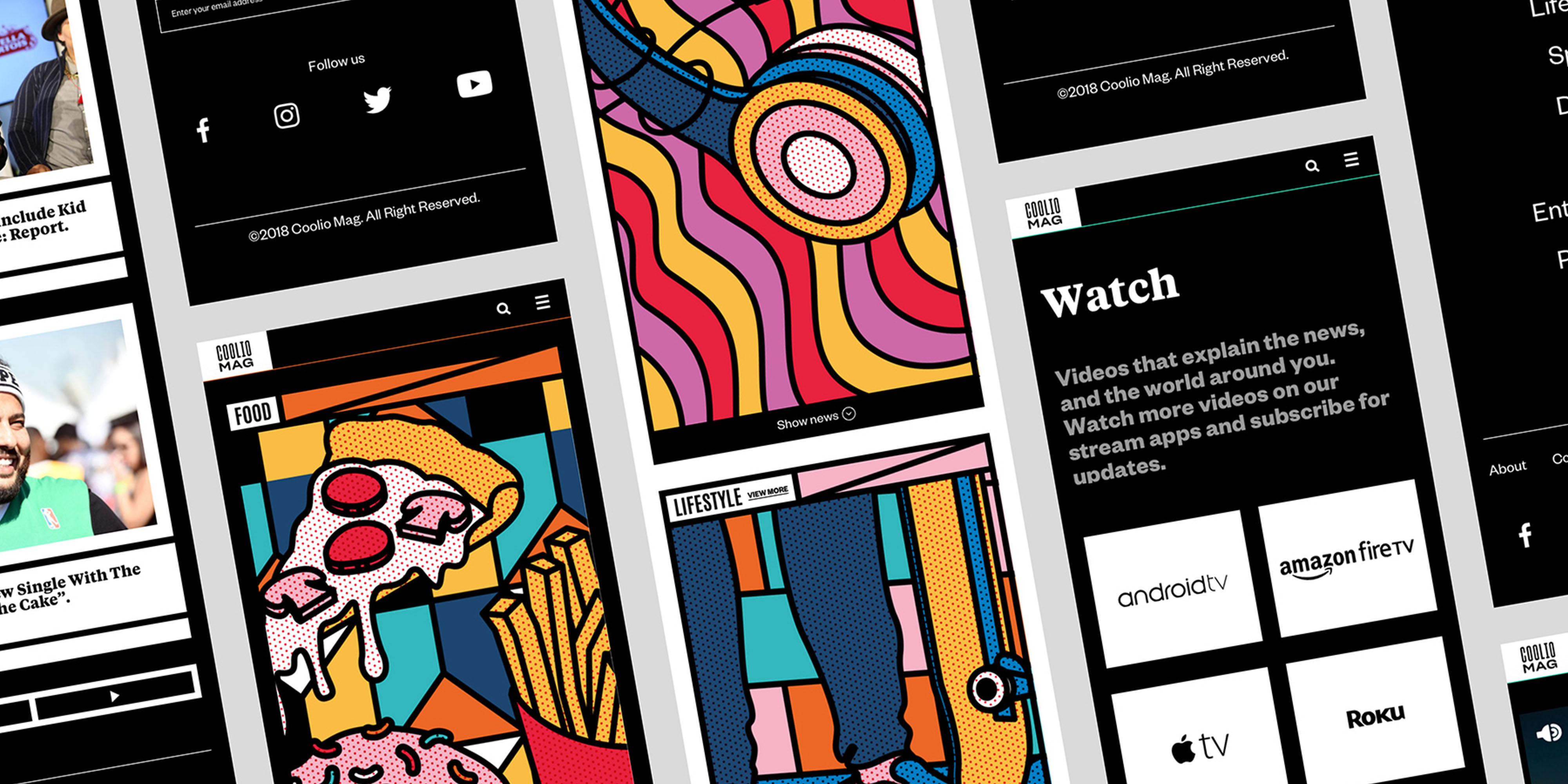 Coolio Mag — Brand identity